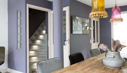 Contrasterende kleuren laten je woning leven