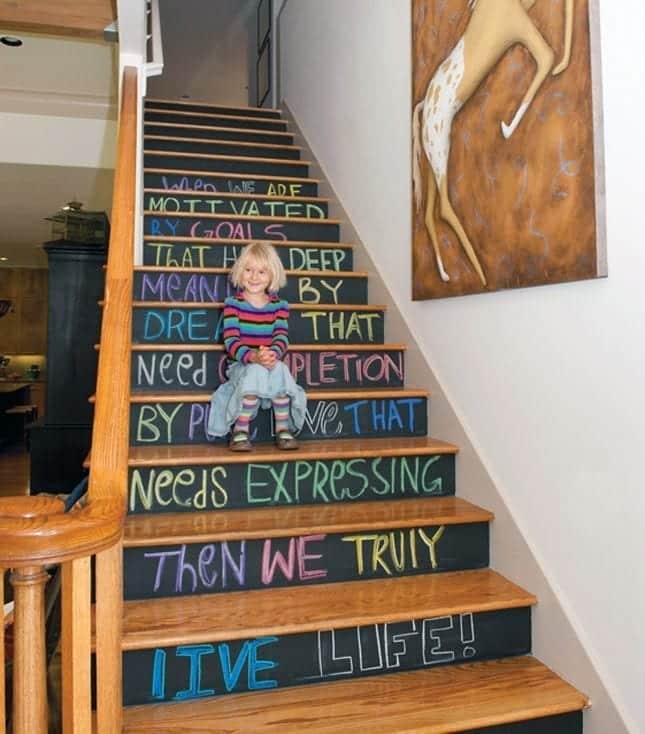 Text treppe