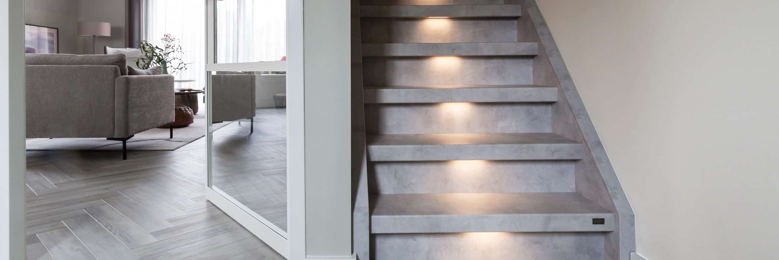 Traprenovatie betonlook