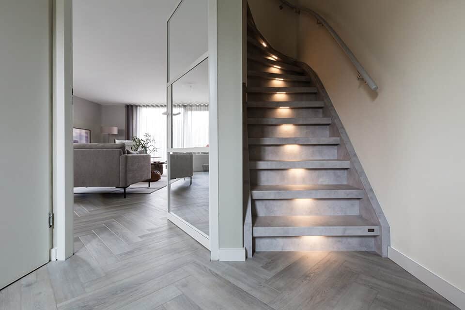 Traprenovatie betonlook