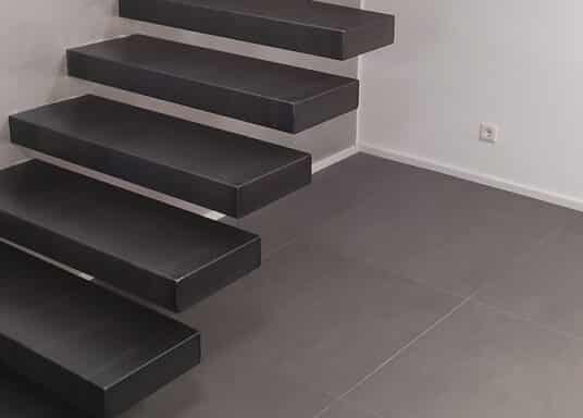 Blauwstalen trapbekleding