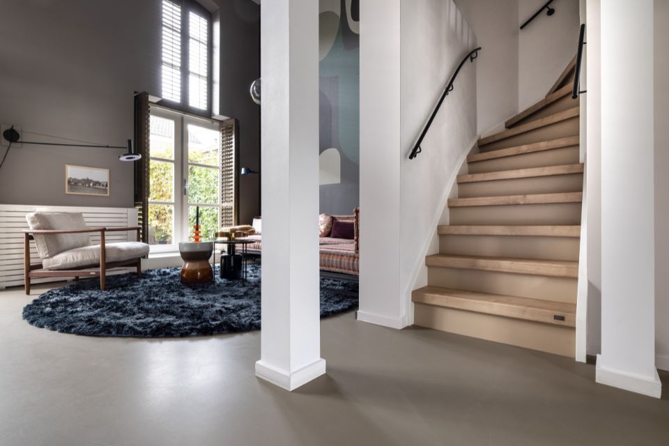 Houten trapbekleding