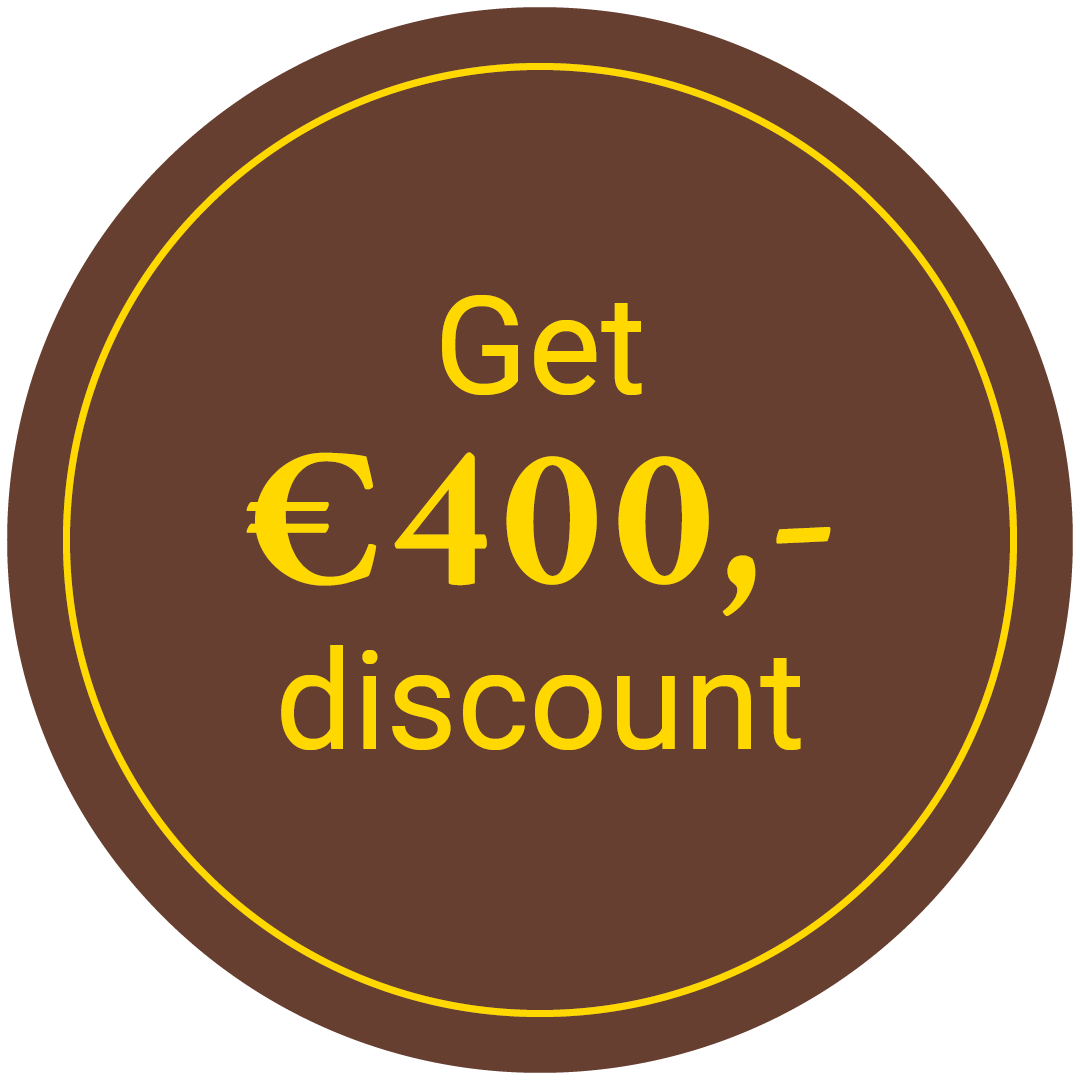 Actiebutton 400 Korting EN