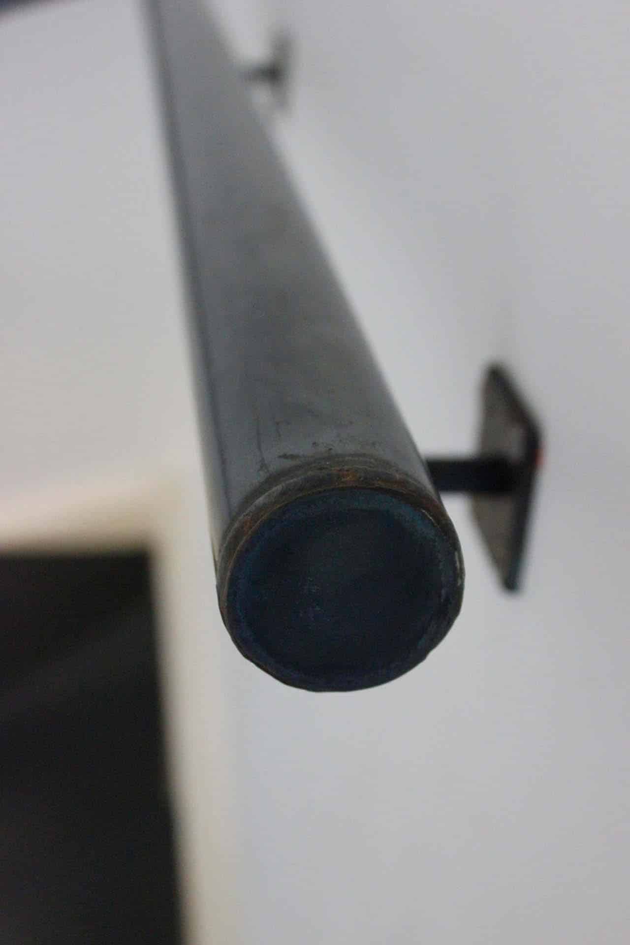 Trapleuning blauwstaal