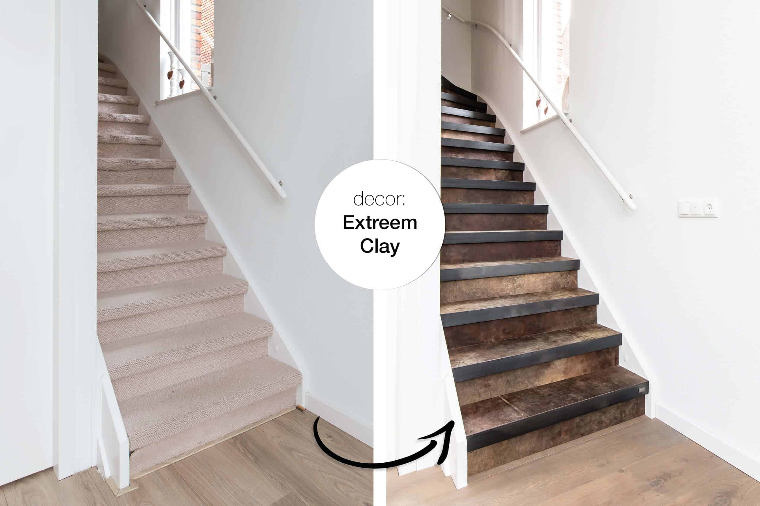 Traprenovatie Voor En Na Extreemclay