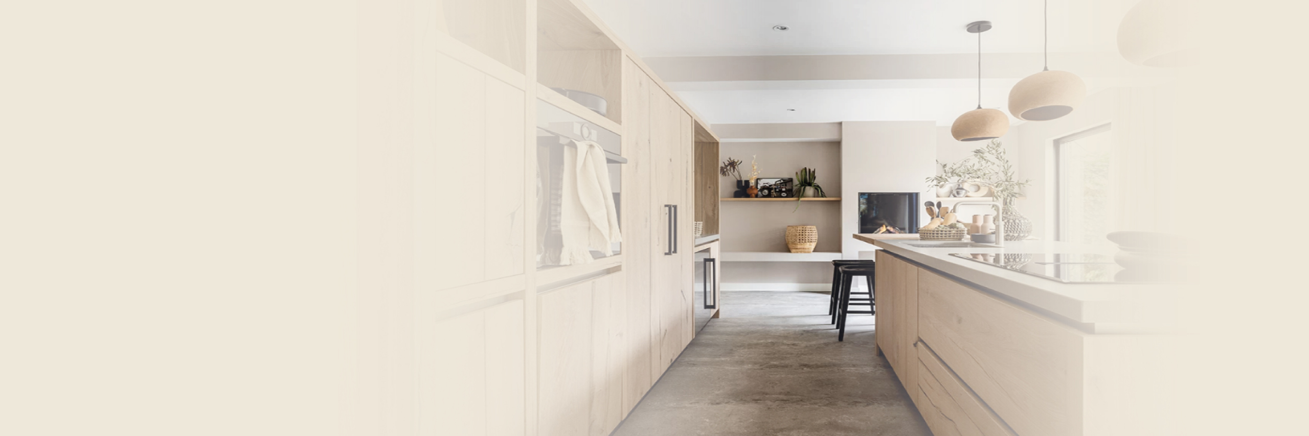 Modern landelijk interieur rondom de trap